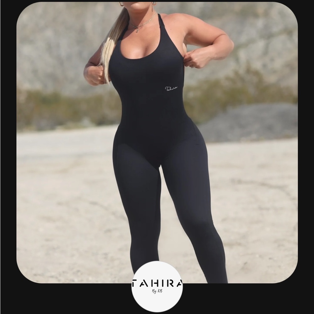 Tahira black jumpsuit - S